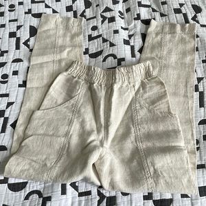 COPY - Elizabeth Suzann Clyde pants - linen - 0R NWOT